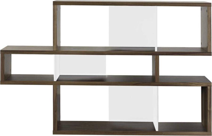 TemaHome EMOB Boekenkast Lisbon 1 wit Boekenkasten Wit MDF Boekenkasten Op voorraad - Foto 8