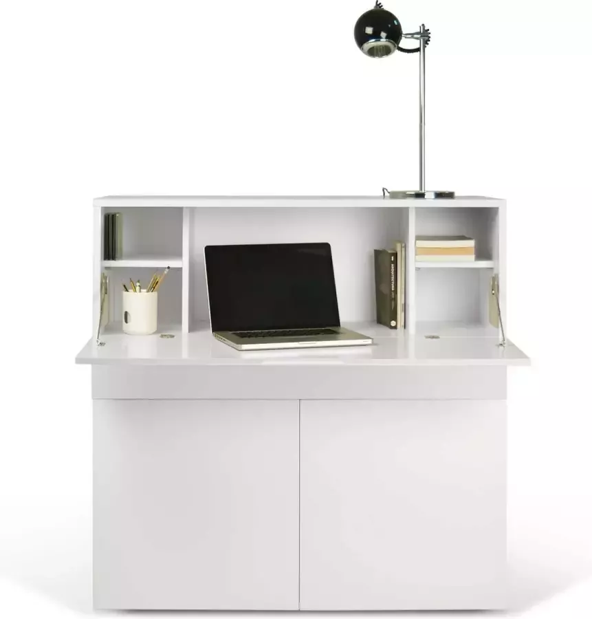 TemaHome Bureau opbergkast Fox 110cm wit - Foto 2