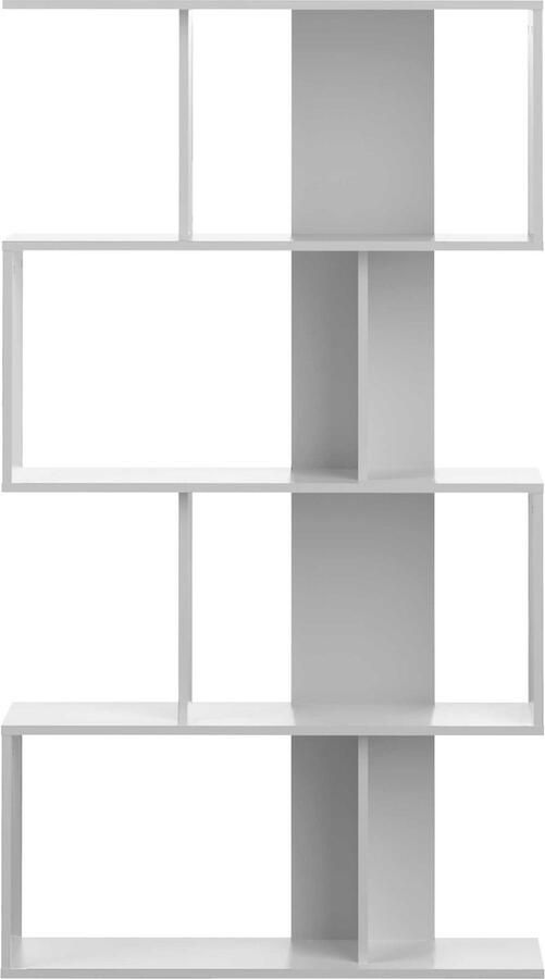 Symbiosis boekenkast Eidal wit zwart 165x89x25 cm Leen Bakker - Foto 8