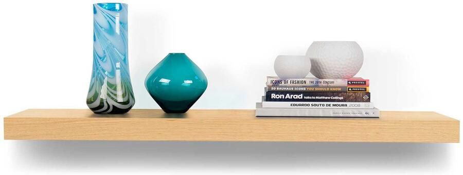 TemaHome EMOB Legplank Balda 90cm eik Wandplanken Bruin Honingraatpaneel Wandplanken Op voorraad - Foto 2