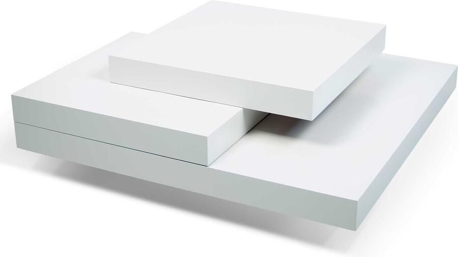 TemaHome Salontafel Wit 90x90x30 cm - Foto 2