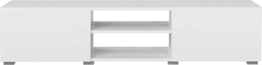 Symbiosis tv-meubel Borhaug 2 deuren wit 31x140x42 cm Leen Bakker - Foto 3