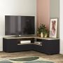 TemaHome TV Meubel Tv-meubel Cleo 130cm Zwart - Thumbnail 2