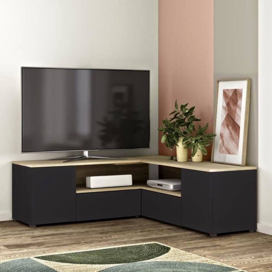 TemaHome TV Meubel Tv-meubel Cleo 130cm Zwart