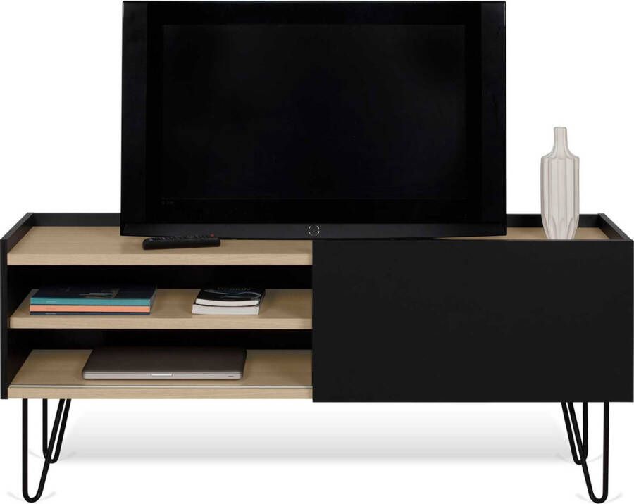 TemaHome TV Meubel Tv-meubel Nina 140cm Bruin; Zwart - Foto 1