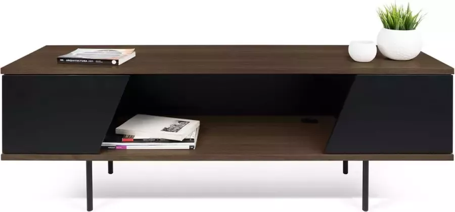 TemaHome TV Meubel Tv-meubel Pixie 140cm Bruin; Zwart - Foto 3