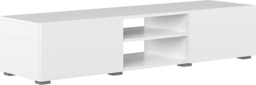 Symbiosis tv-meubel Borhaug 2 deuren wit 31x140x42 cm Leen Bakker - Foto 3