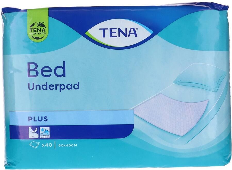 TENA Bed Plus onderlegger 40 x 60 cm- 3 x 40 stuks voordeelverpakking
