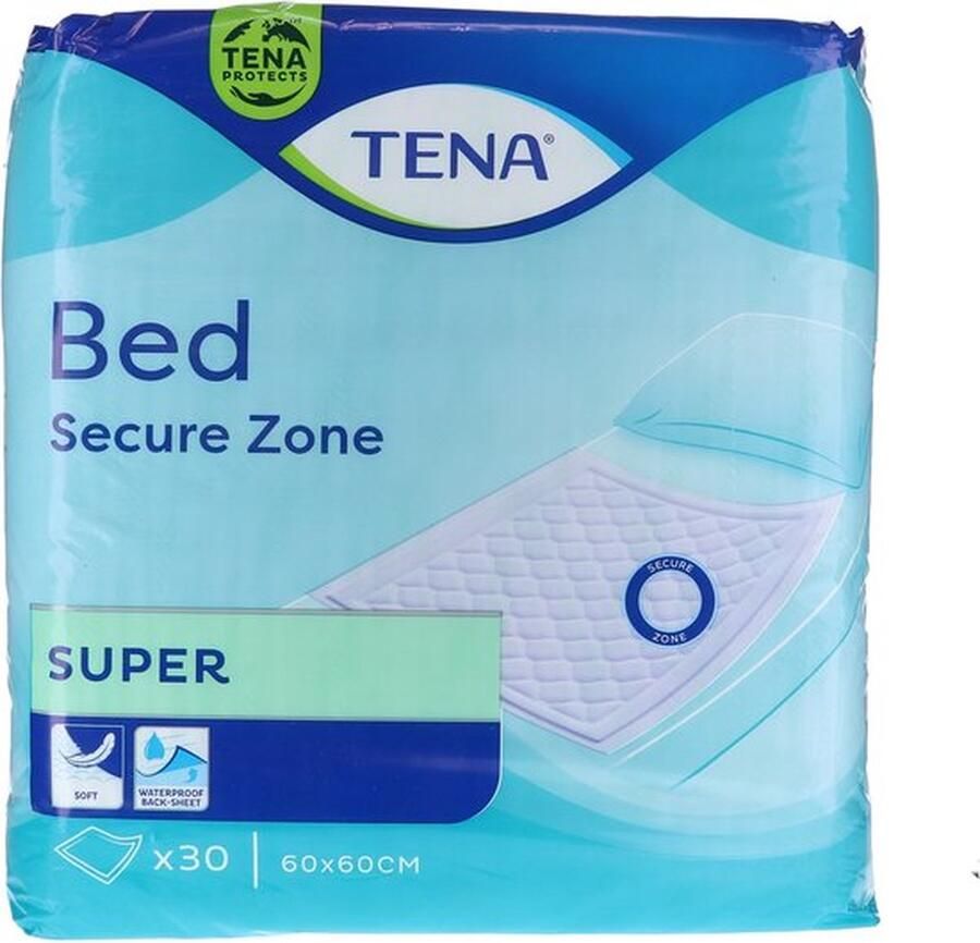 TENA Bed Super 60 x 60 cm 4 paquets de 30 protections