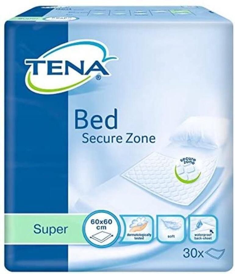 TENA Bed Super 60 x 60 cm 1 pak van 30 stuks