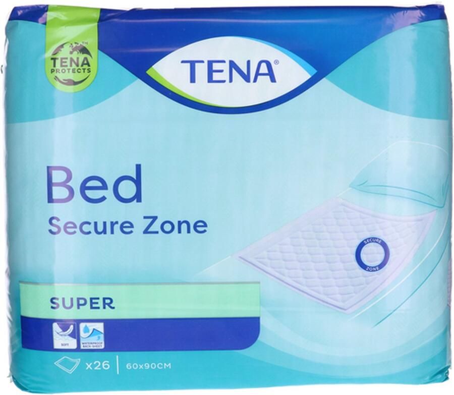 TENA BED SUPER 60x90 CM- 4 x 26 stuks voordeelverpakking