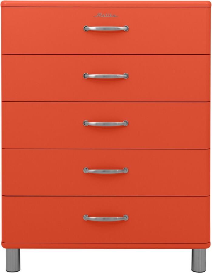 Tenzo Malibu ladekast metaal hout 86x41x111 cm