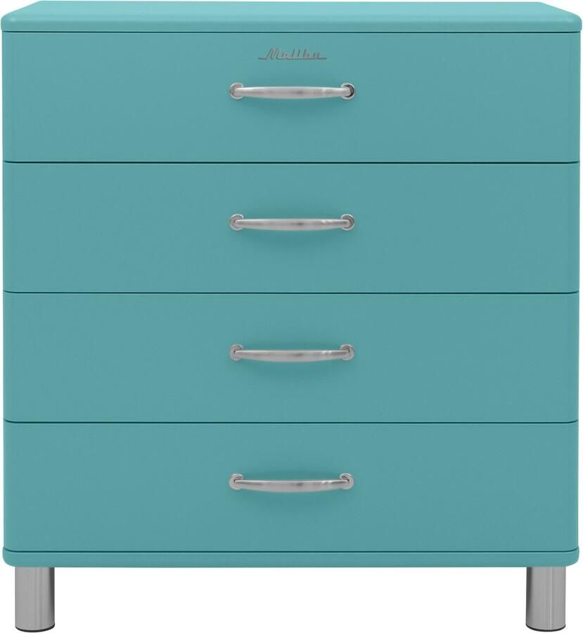 Tenzo Malibu ladekast metaal hout 86x41x92 cm