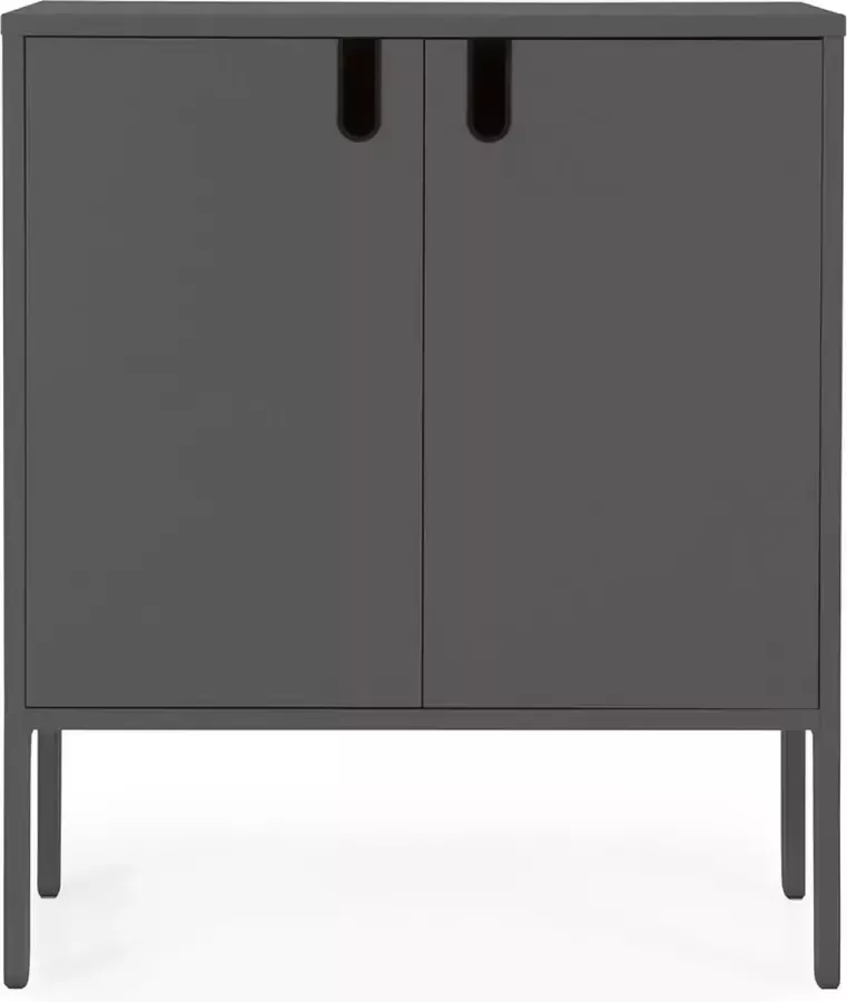 Tenzo wandkast Uno 2-deurs grijs 89x76x40 cm Leen Bakker - Foto 1