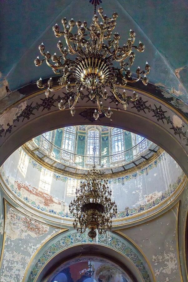 Ter Halle Glasschilderij 80x120x0.4 Kroonluchter