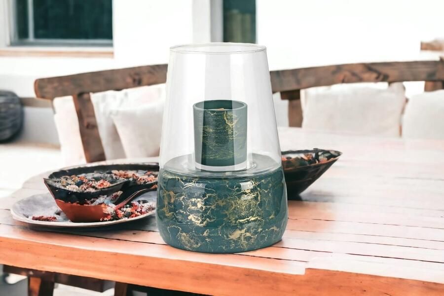 Terroso Geurkaars Lamp Groen