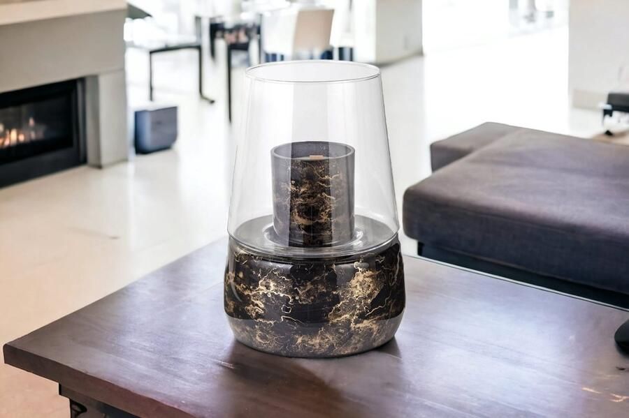 Terroso Geurkaars Lamp Zwart