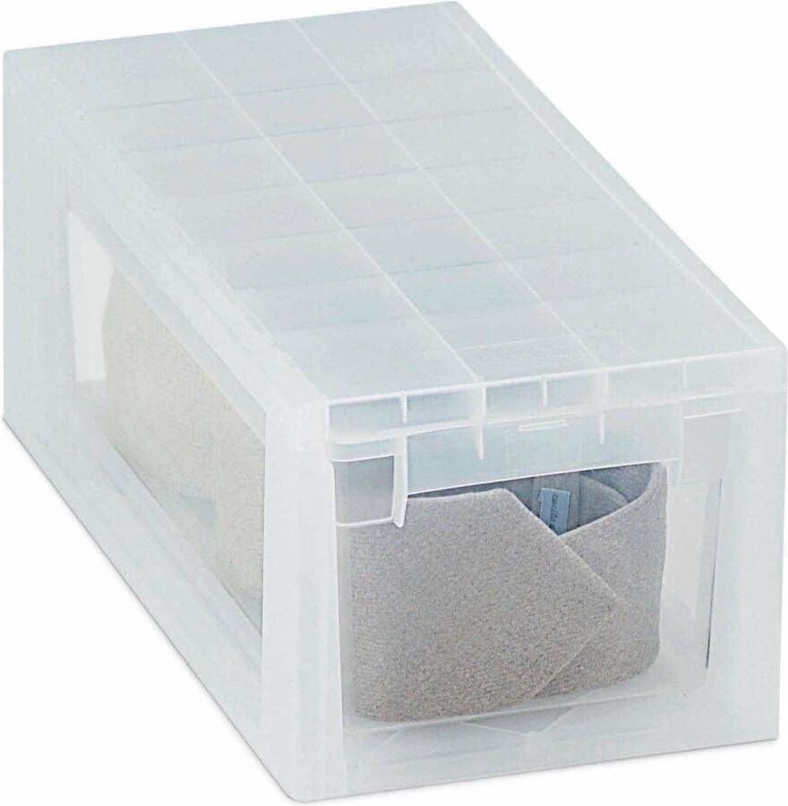 Terry Store-Age Ladenkast Terry LightDrawer S Multifunctioneel Transparant Polypropyleen (19 6 x 39 x 16 cm)