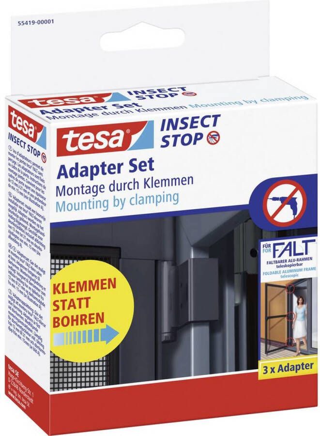 Tesa 55419-01-00 Falt Vliegenhor-adapterset Geschikt voor merk vliegenhor 1 stuk(s)