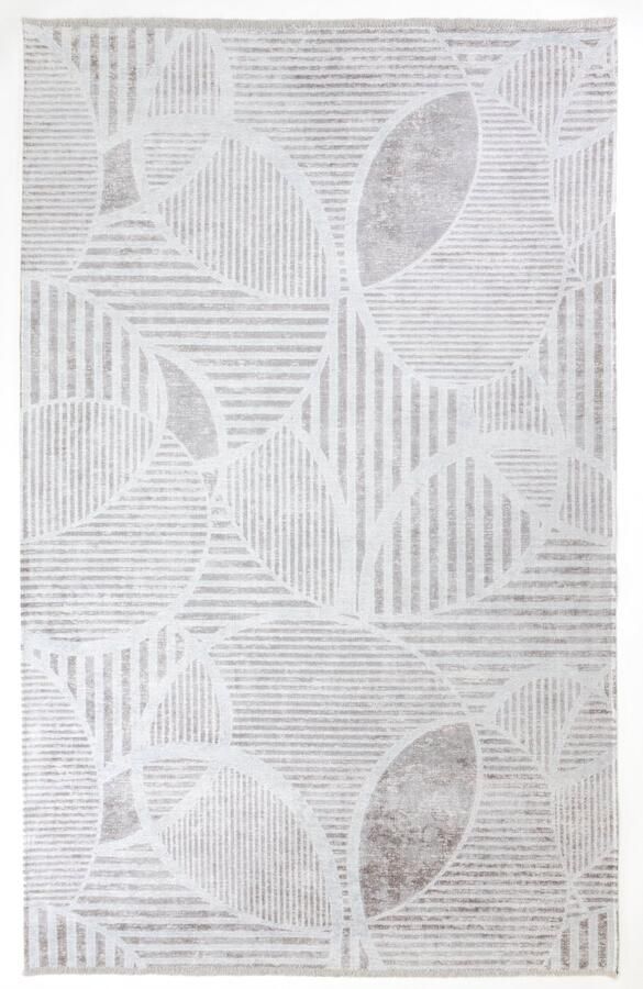 TESSO LIVING Kelim Trend Tapijt Woonkamer Beige 80cm x 145 cm Modern Laagpolig Vloerkleed Superzacht Machinewasbaar Non-slip