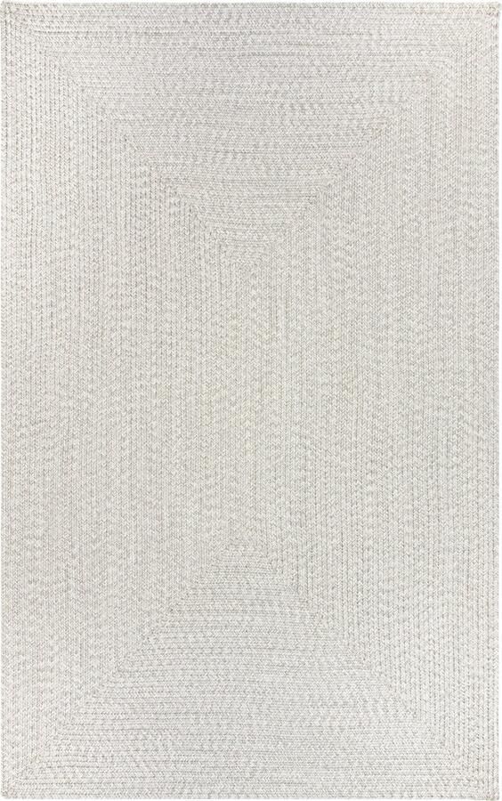 TESSO LIVING Vloerkleed voor binnen en buiten Omkeerbaar Sisal look Weersbestendig Woonkamer Balkon Keuken Handgemaakt Tuintapijt Modern Boho Jute Stijl Lichtgrijs 160cm x 230cm - Foto 2