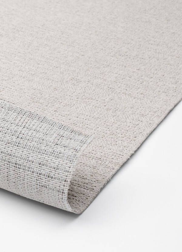 TESSO LIVING Vloerkleed voor binnen en buiten Antislip Uni Crème 160cm x 220cm Balkon Terras Keuken UV- en Weersbestendig Modern Tuintapijt