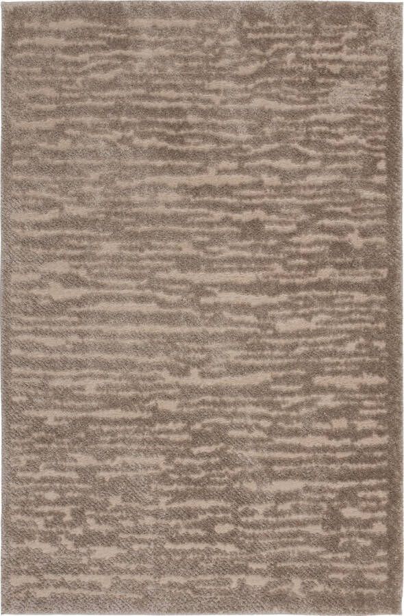 TESSO LIVING Modern Hoogpolig Vloerkleed – 160 x 220 cm – Beige – Premium Woonkamer Tapijt – Japans Boho Scandi Design – Zacht en Warm Ideaal voor de Slaapkamer
