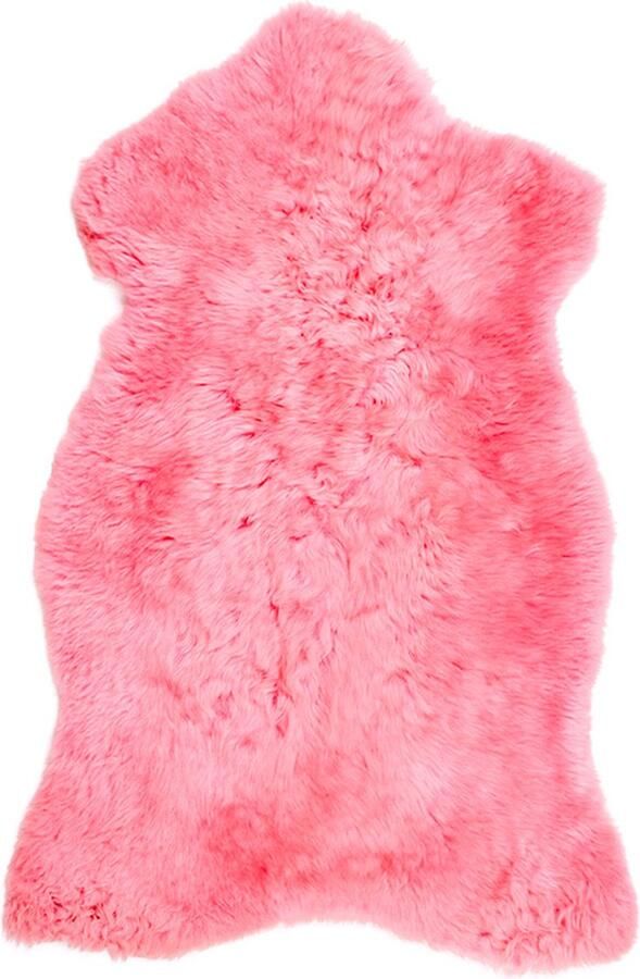 Texelse Producten Licht Roze Texel Schapenvacht XL Skéépe 100% Echt Texelse Schapenvachten Vloerkleed Dierenvellen