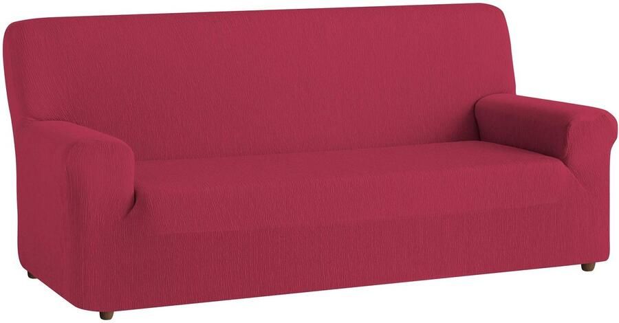 Textil-Home elastische bankhoes TEIDE bankhoes 2 zits 130 a 180 cm. Kleur rood