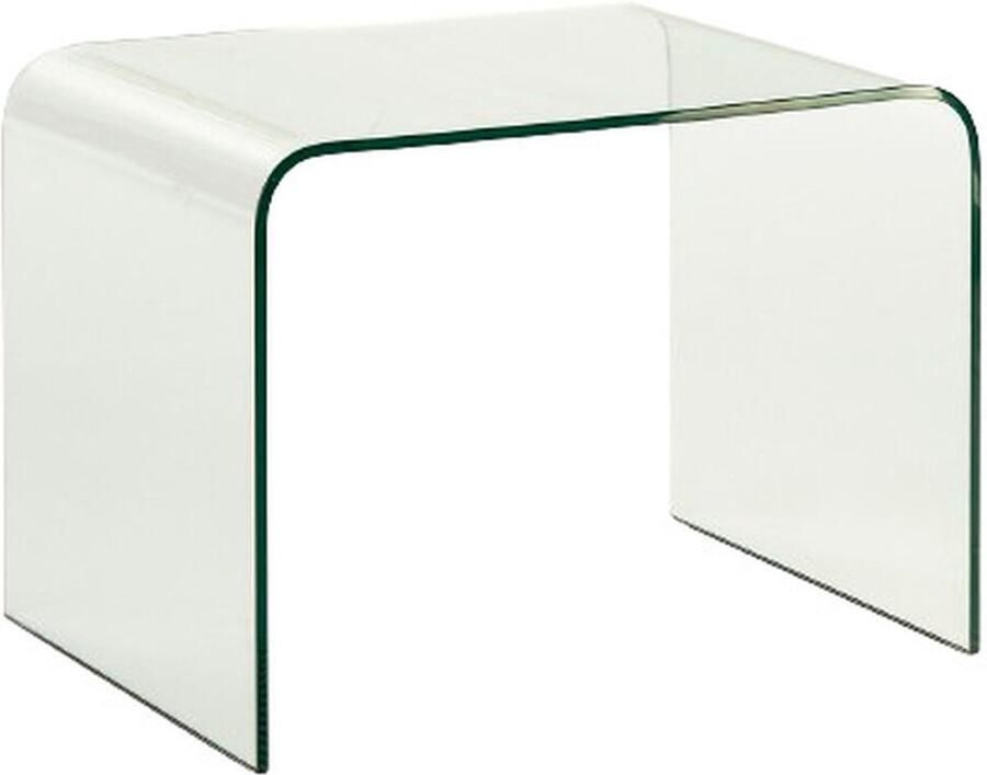 Thai Natura Bijzettafel Transparant Kristal 60 x 45 x 45 cm