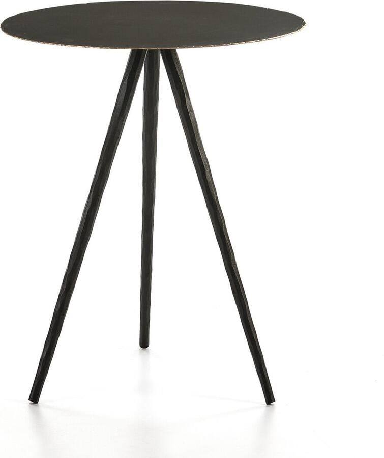 Thai Natura Bijzettafel Zwart Metaal 46 x 46 x 57 cm 46 x 57 x 46 cm