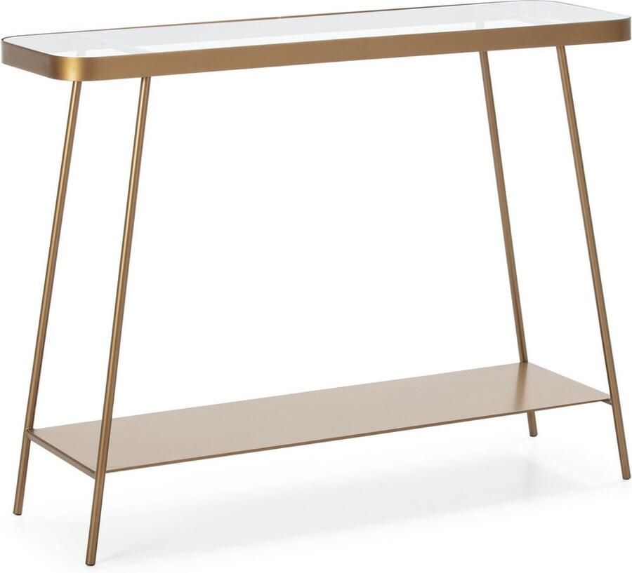 Thai Natura Console Gouden Kristal Ijzer 110 x 35 x 85 cm