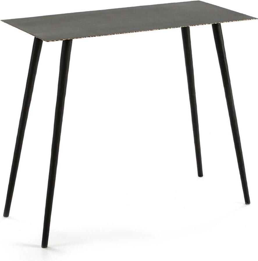 Thai Natura Console Zwart Gouden Metaal 83 x 38 x 75 cm