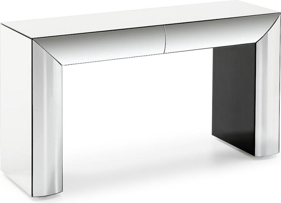 Thai Natura Console Zwart Spiegel Hout MDF 140 x 45 x 80 cm