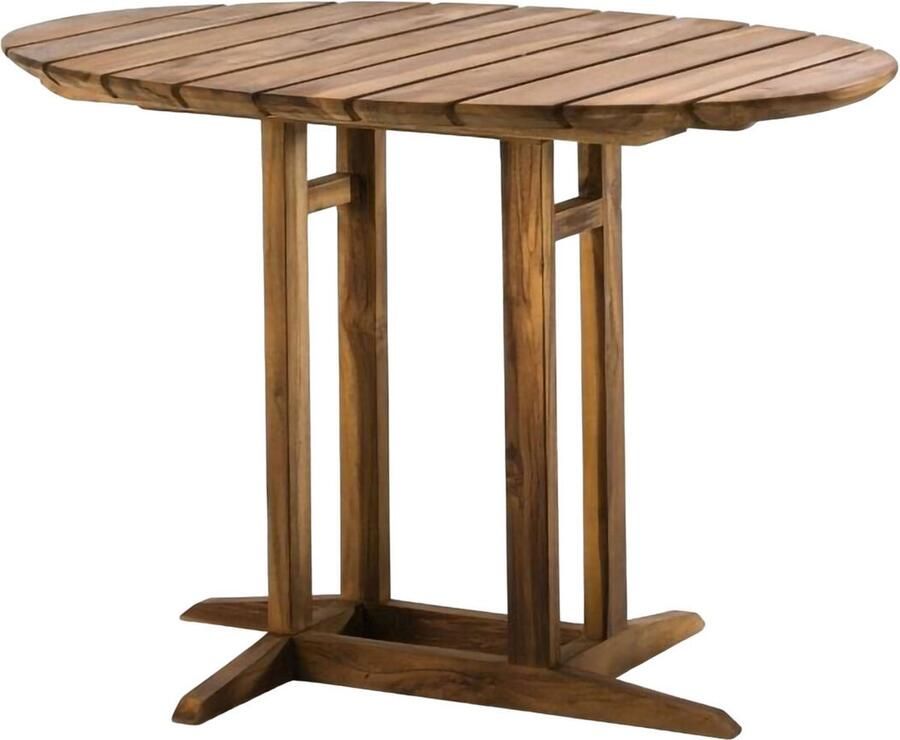 Thai Natura Eettafel Natuurlijk Teakhout 100 x 70 x 75 cm