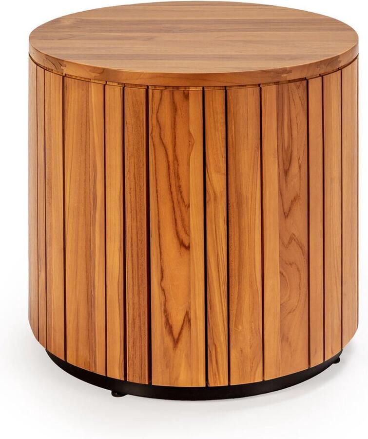 Thai Natura Hoofdtafel Beige Teakhout 50 x 50 x 50 cm