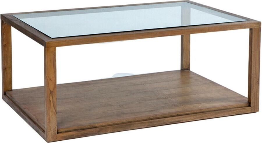 Thai Natura Hoofdtafel Bruin Kristal Cederhout 110 x 70 x 45 cm 110 x 45 x 70 cm