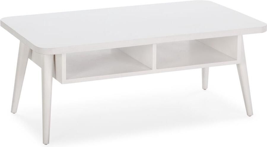 Thai Natura Hoofdtafel Wit Hout 106 x 60 x 43 cm 106 x 43 x 60 cm