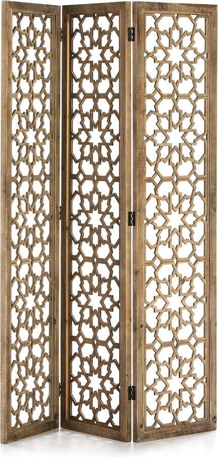 Thai Natura Kamerscherm Hout MDF 137 x 185 x 3 cm