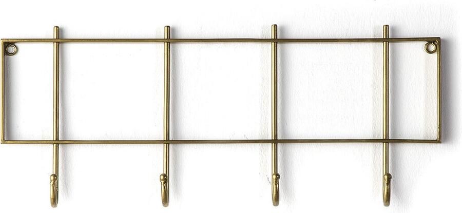 Thai Natura Kapstok Gouden Metaal 60 x 25 x 6 cm