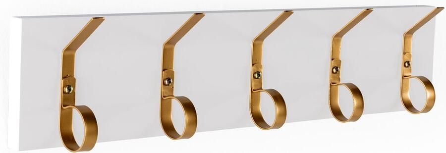 Thai Natura Kapstok Wit Hout 61 x 13 x 7 cm