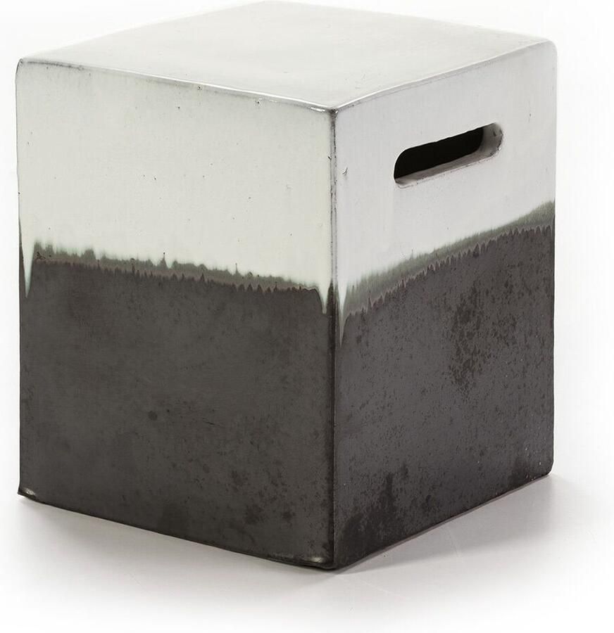 Thai Natura Kruk Wit 34 x 40 x 34 cm