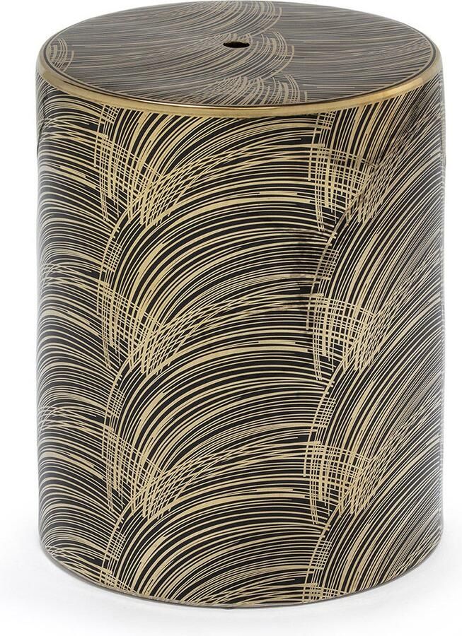 Thai Natura Kruk Zwart Gouden 33 x 45 x 33 cm