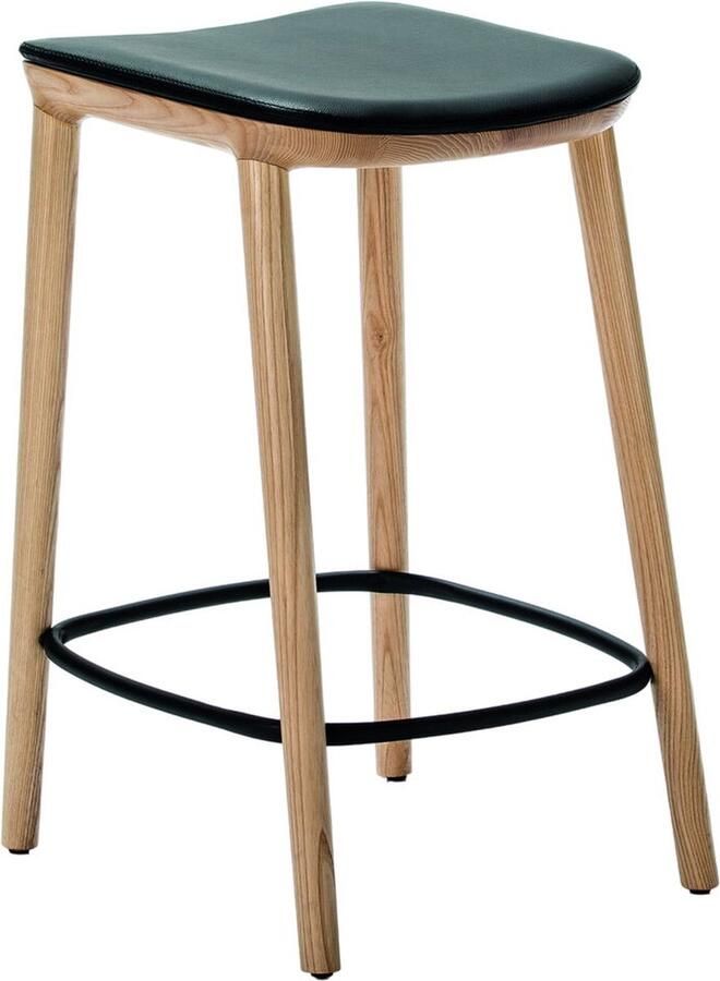 Thai Natura Kruk Zwart Metaal Essenhout 41 x 67 x 47 cm