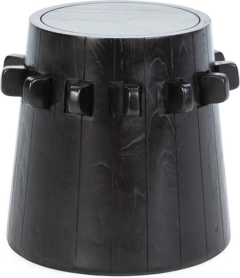 Thai Natura Kruk Zwart Natuurlijk zwart 44 x 45 x 44 cm