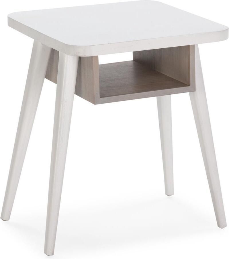 Thai Natura Nachtkastje Wit Cederhout 50 x 60 x 50 cm