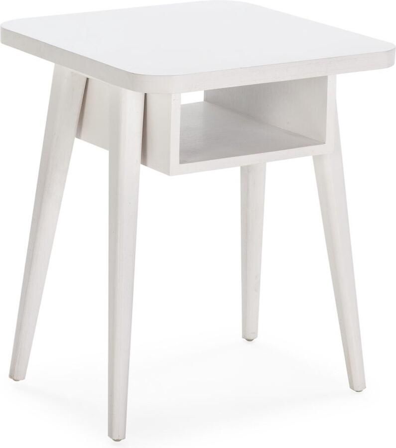 Thai Natura Nachtkastje Wit Cederhout 50 x 60 x 50 cm - Foto 2