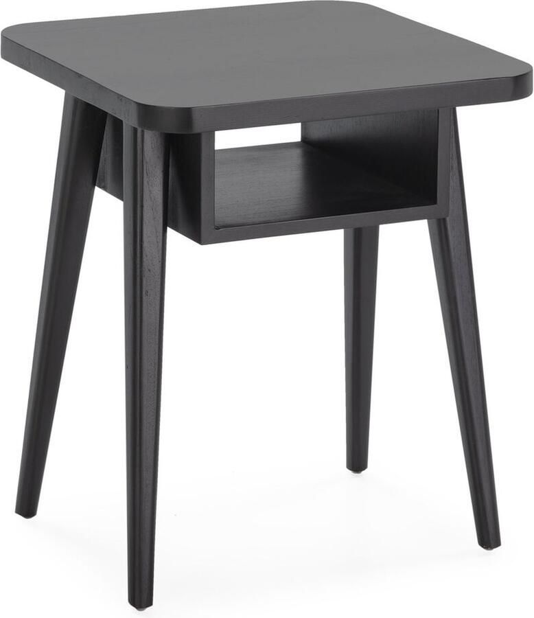 Thai Natura Nachtkastje Zwart Cederhout 50 x 60 x 50 cm