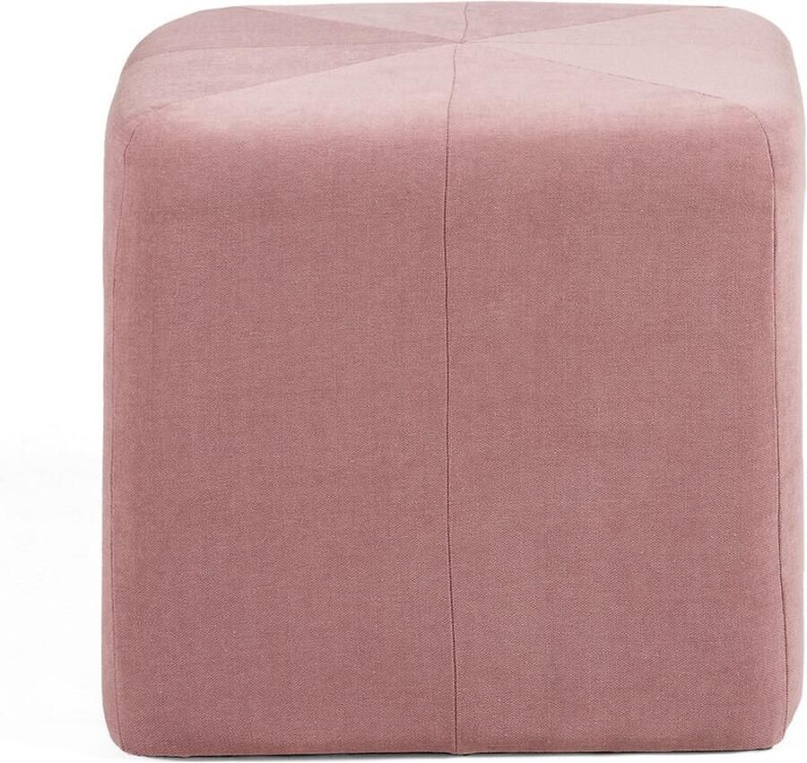 Thai Natura Poef Roze Fluweel 45 x 45 x 45 cm