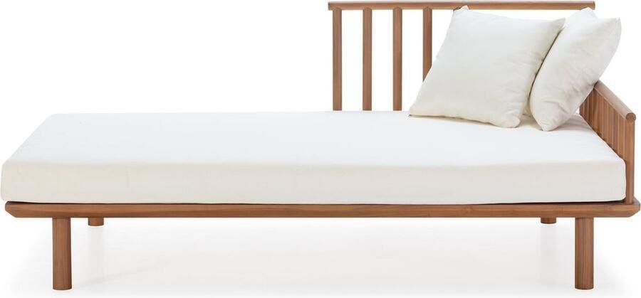 Thai Natura Tuinbank Wit Natuurlijk Teakhout 170 x 80 x 80 cm